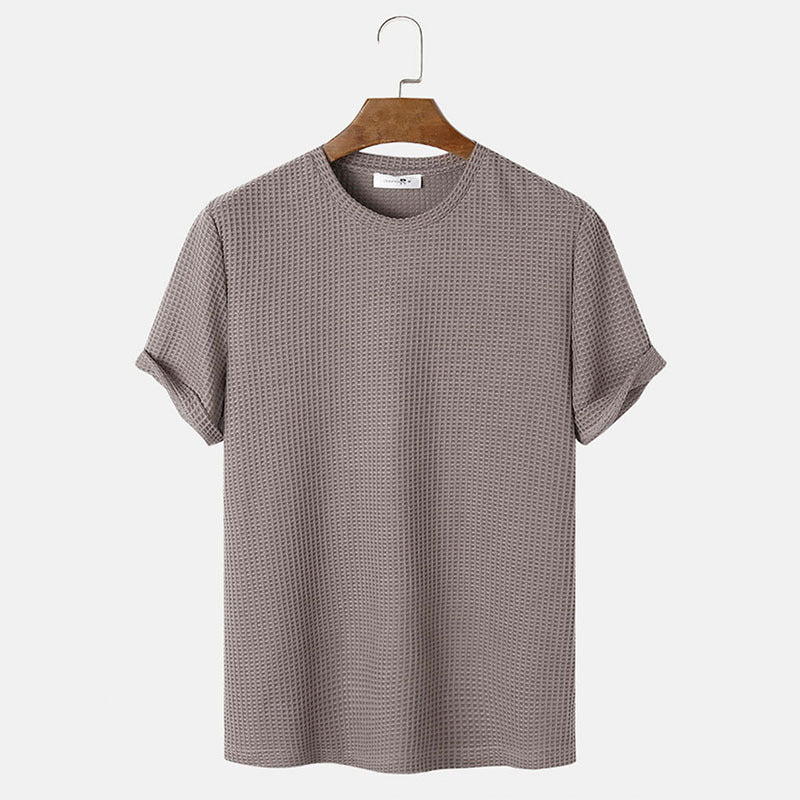 Men Neck Basic T-Shirts
