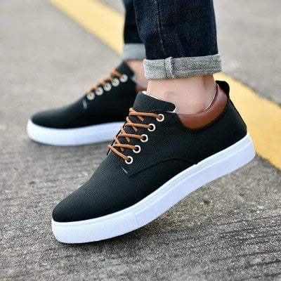 Breathable mens canvas sport shoes (Cloth)