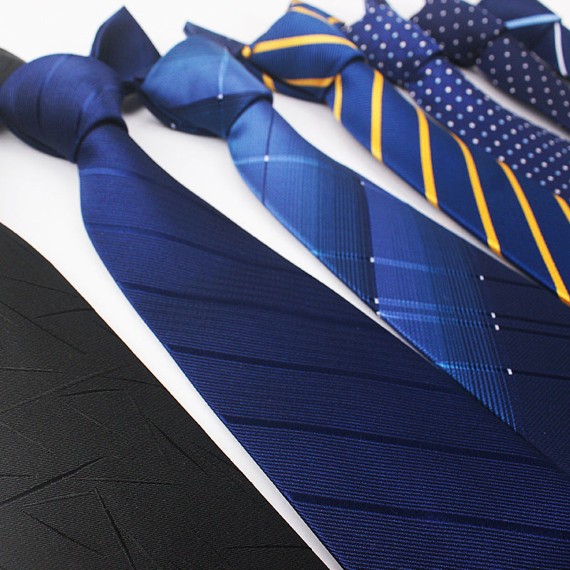 8CM Polyester Jacquard Striped Tie