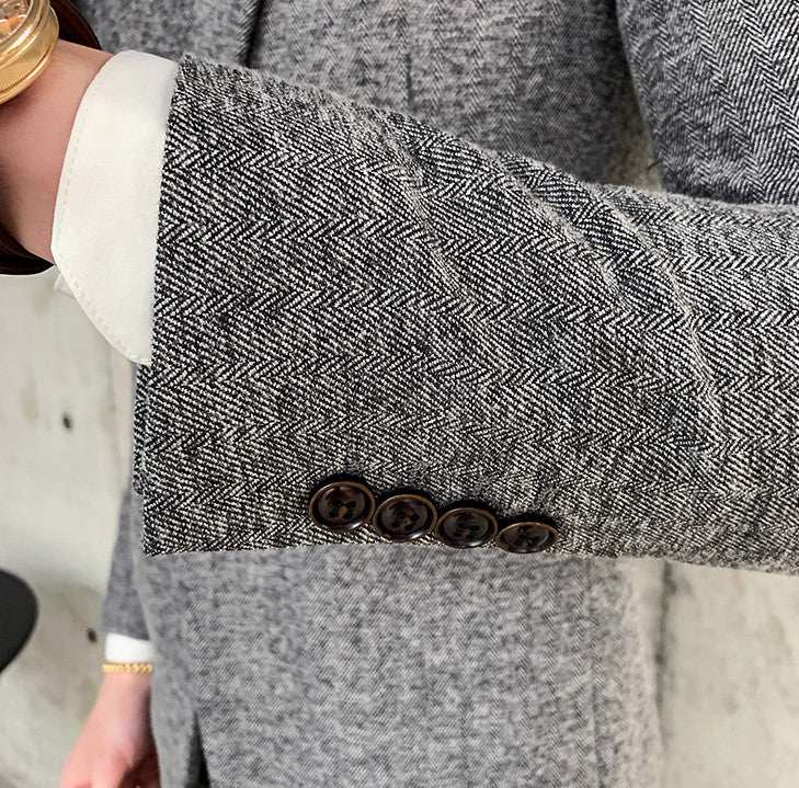 Three-piece suit for men (Cotton)