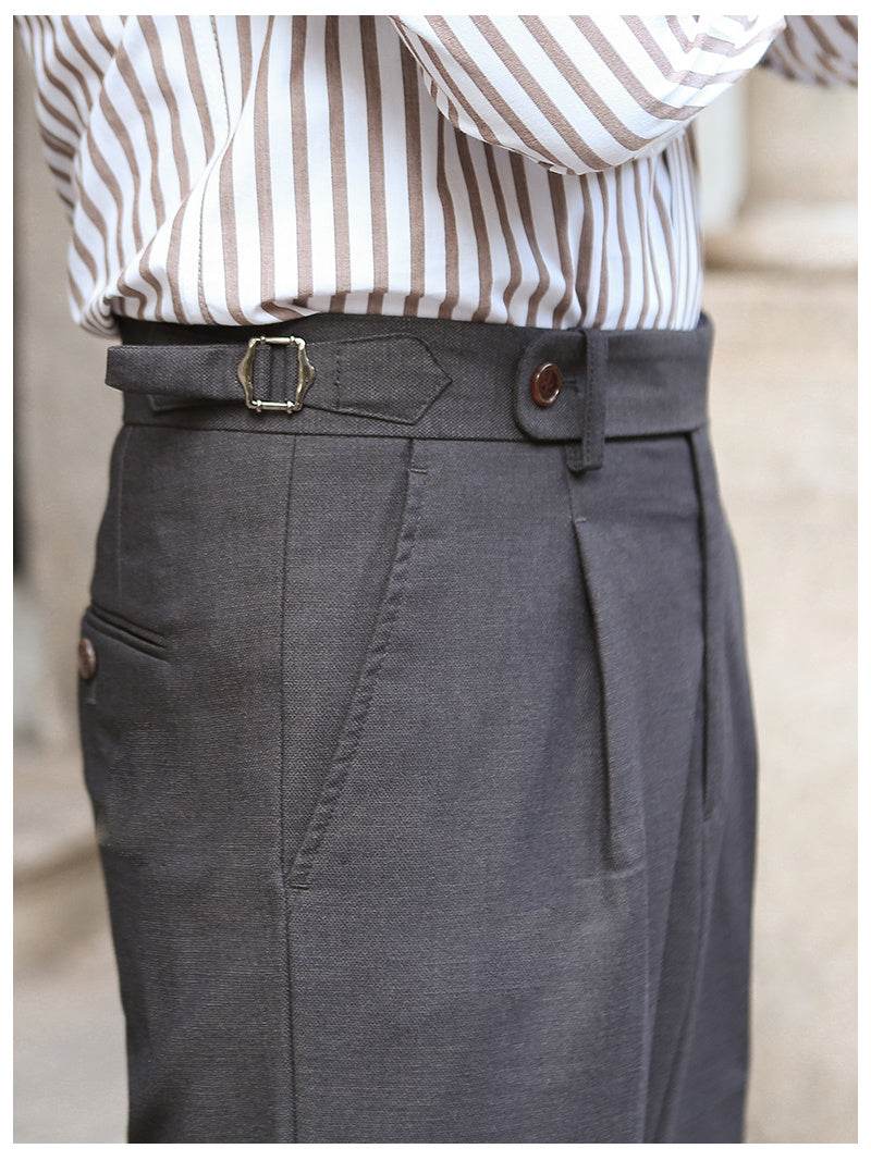 Retro Straight-leg Pants For Men (Cloth)
