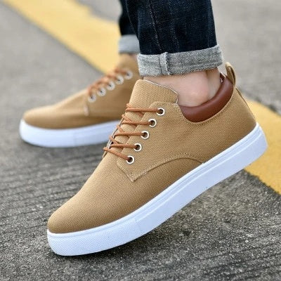 Breathable mens canvas sport shoes (Cloth)