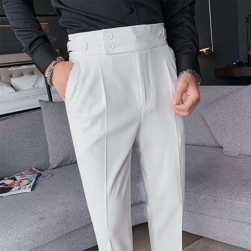 Old Money Style High Waist Trousers