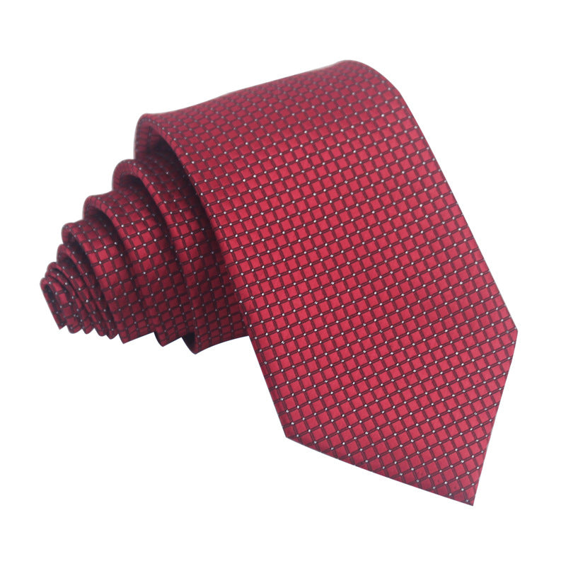 8CM Polyester Jacquard Striped Tie