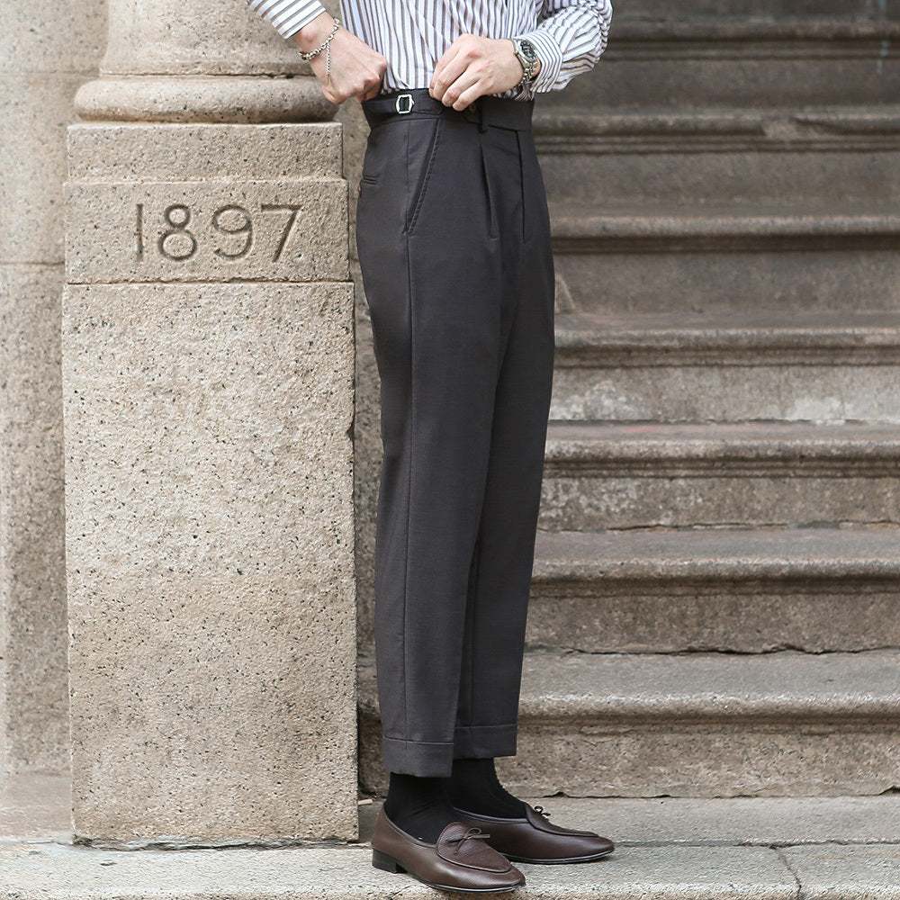 Retro Straight-leg Pants For Men (Cloth)