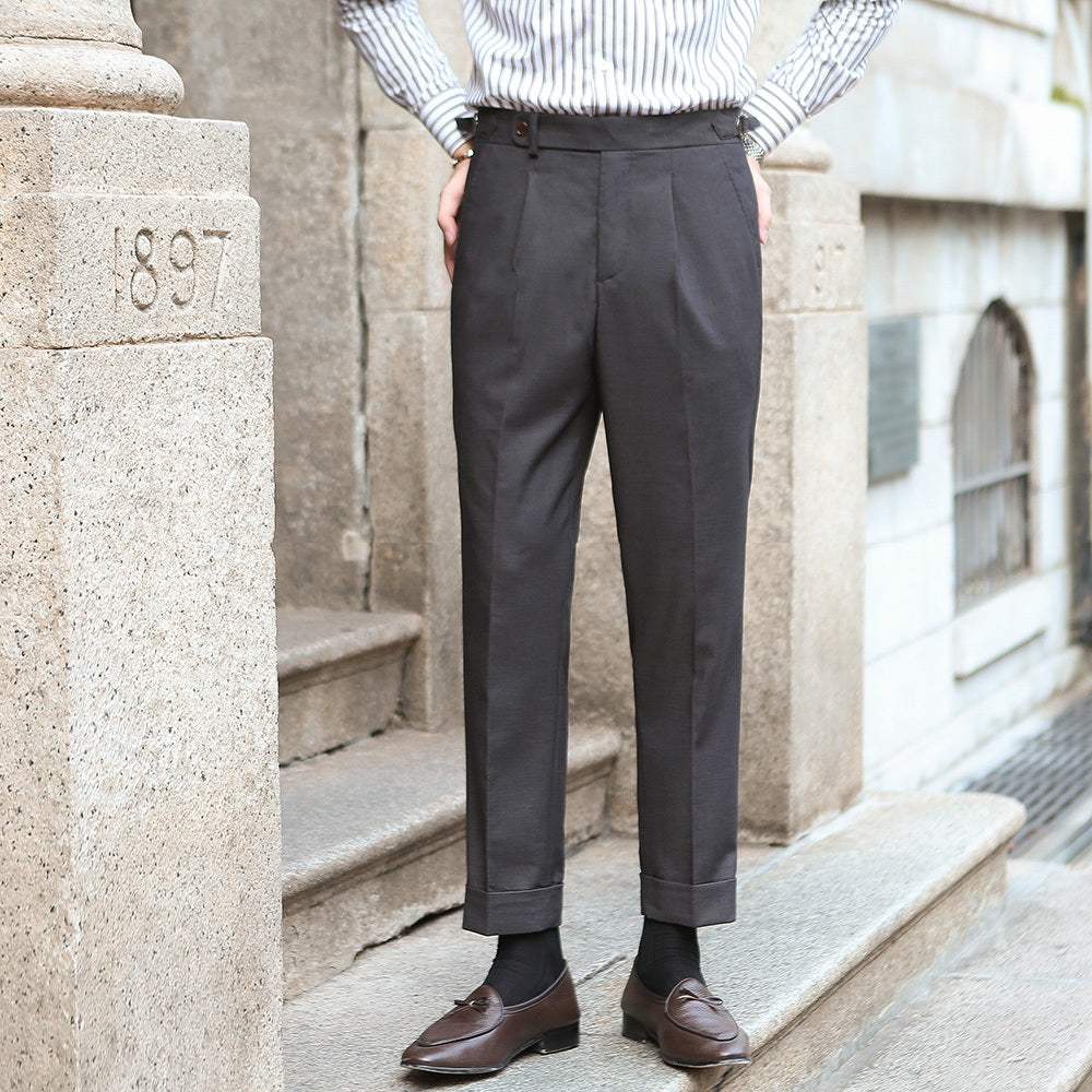 Retro Straight-leg Pants For Men (Cloth)