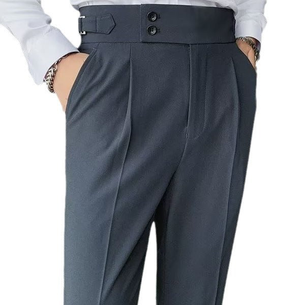 Old Money Style High Waist Trousers