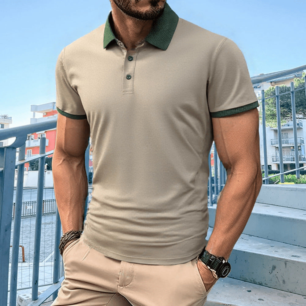 Summer Polo T-shirt Short Sleeve