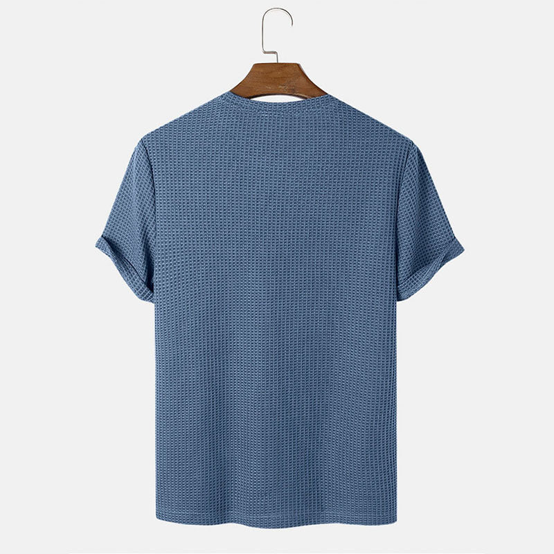 Men Neck Basic T-Shirts
