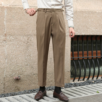 Retro Straight-leg Pants For Men (Cloth)