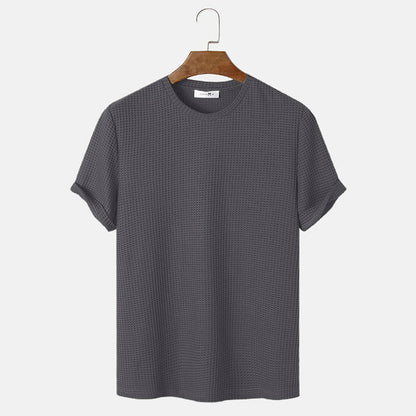 Men Neck Basic T-Shirts