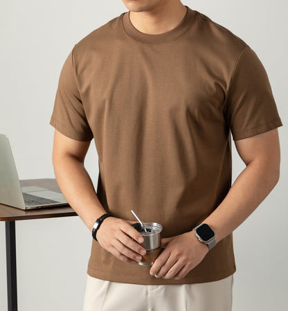 Short-sleeved T-shirt For Men (Cotton)