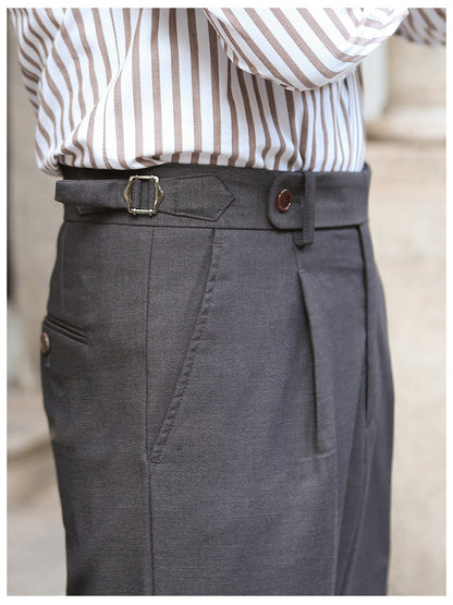 Retro Straight-leg Pants For Men (Cloth)