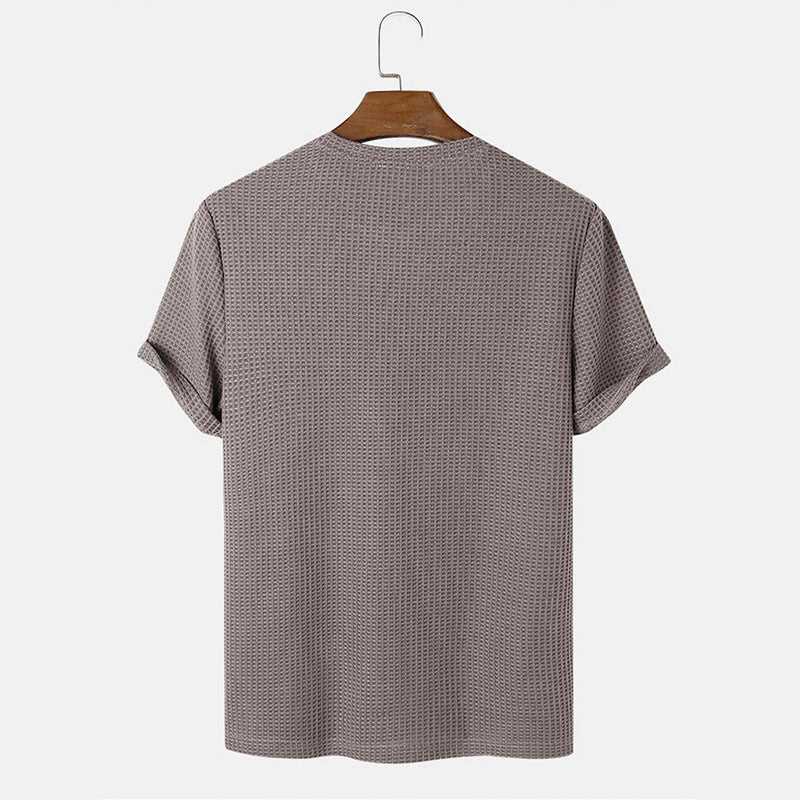 Men Neck Basic T-Shirts