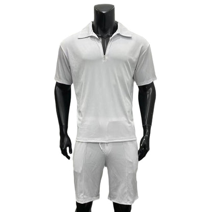 Polo Casual Sleeve / Drawstring Shorts Men&