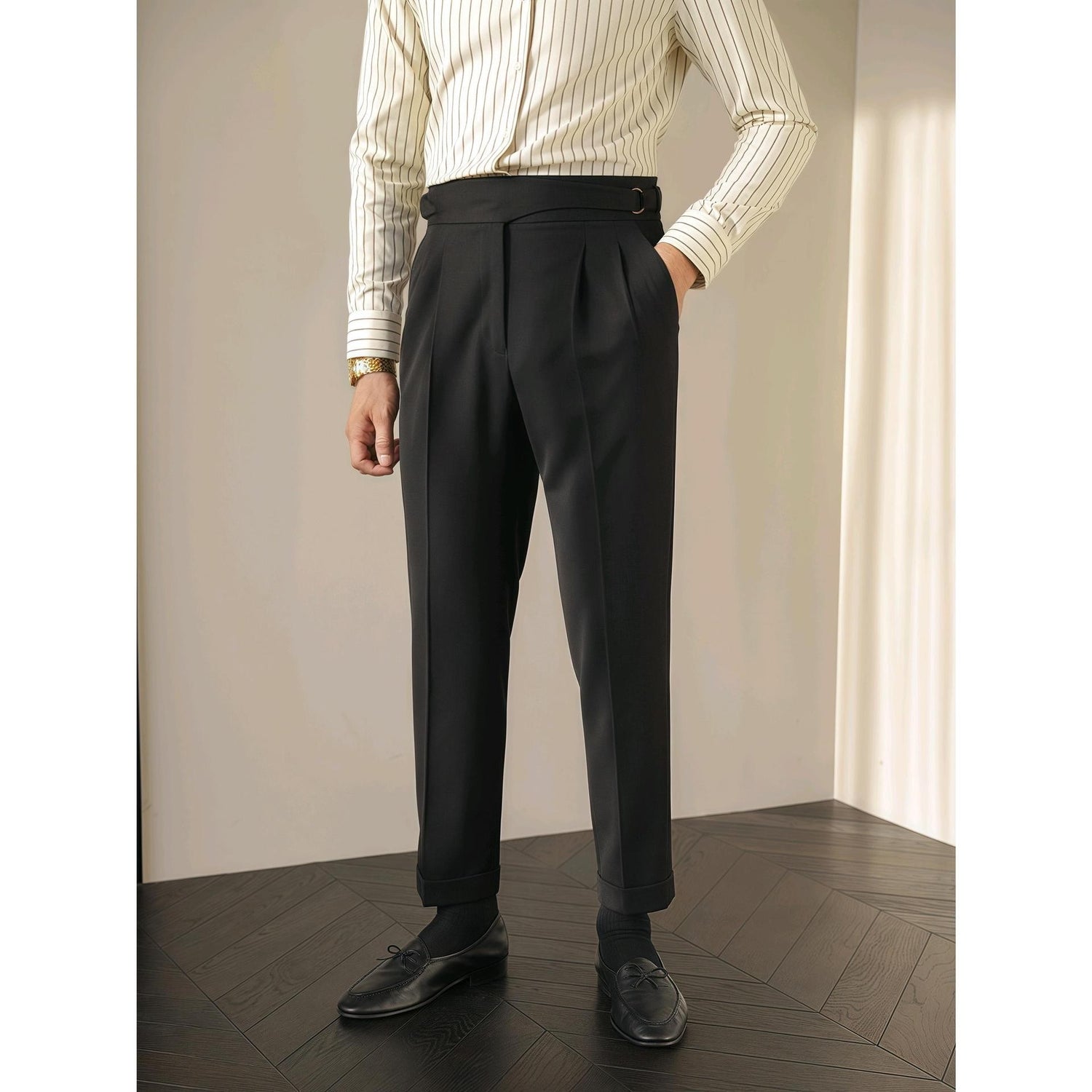 British Retro Business Casual Pants