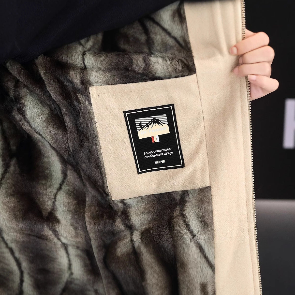 Casual Polo Collar Jacket (Cotton)