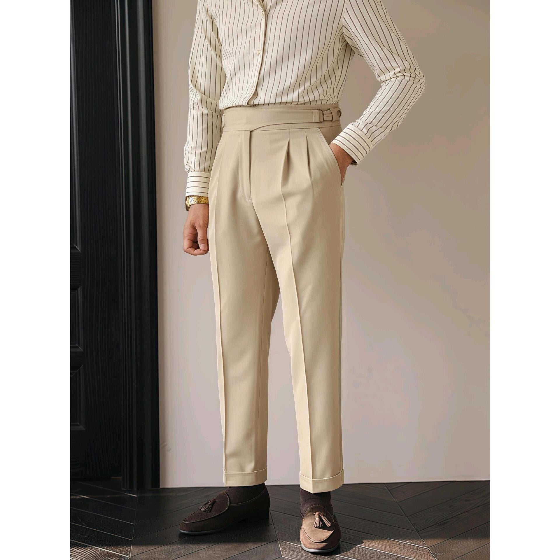 British Retro Business Casual Pants