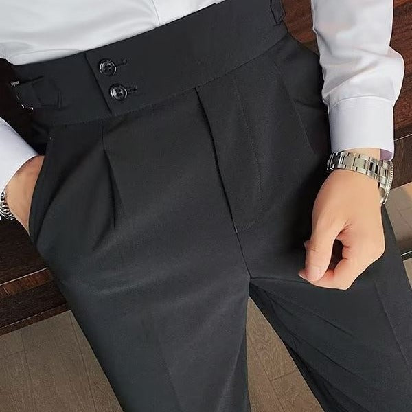Old Money Style High Waist Trousers