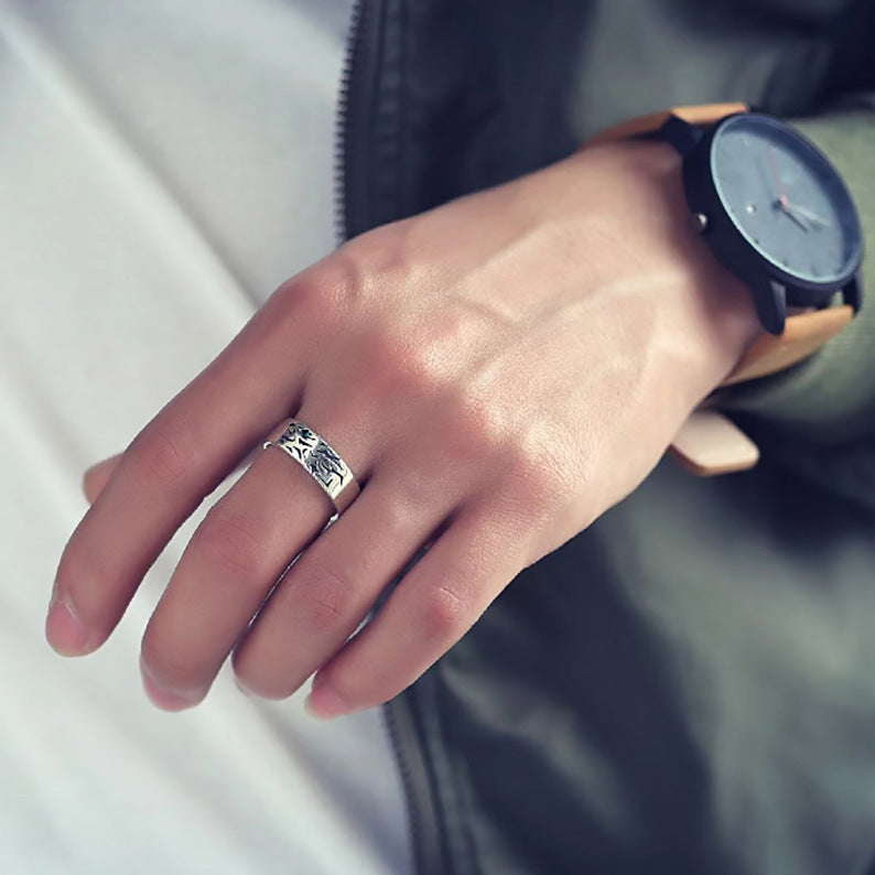 Vintage Old Ring Fashion Simple Jewelry