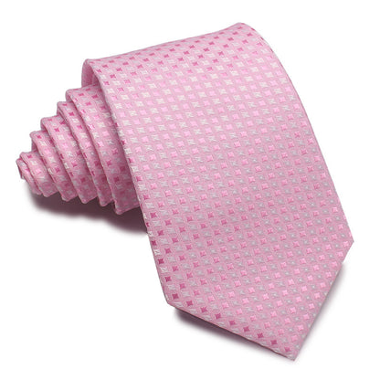 8CM Polyester Jacquard Striped Tie
