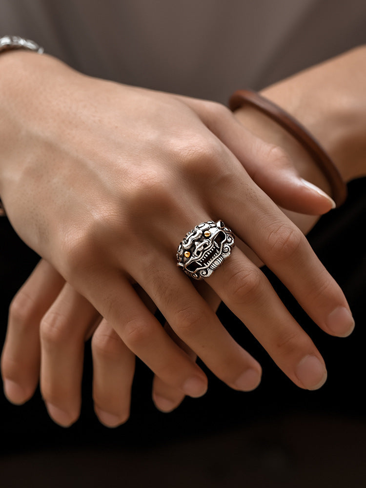 Chiba Old Silversmith Ring