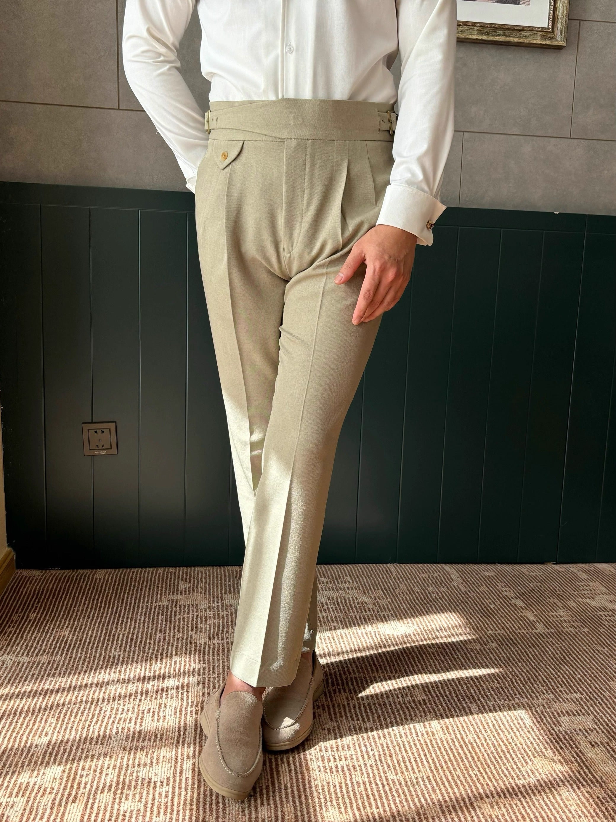 High Waist Trousers (Cloth)