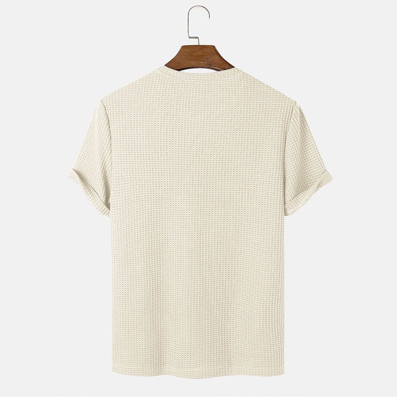 Men Neck Basic T-Shirts