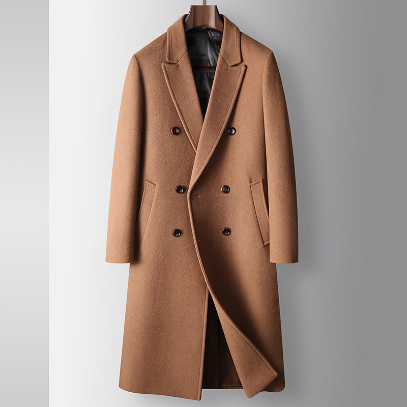 Down Liner Warm Woolen Coat